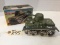 GAMA WESTERN GERMANY TIN WIND UP TOY TANK