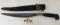 WW II KNIFE WITH SCABBARD