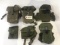 SIX (6) MILITARY UTILITY BELT POUCH’S