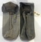 TWO (2) WW II UTILITY POUCH’S