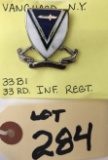 VANGUARD 33RD INFANTRY RFGIMENT PIN