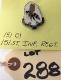 151ST INFANTRY REGIMENT PIN