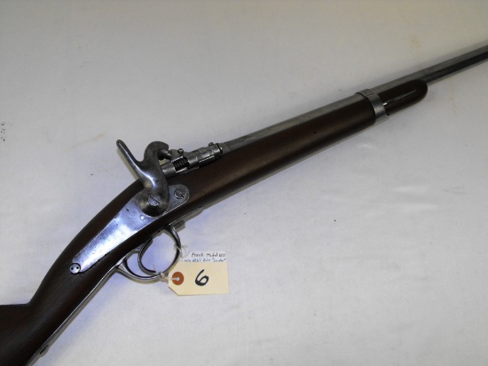 FRENCH MODEL 1853 WITH A ZULA SNIDER CONVERSION TO 12 GA. SINGLE SHOT