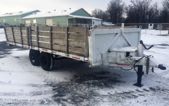 7.5’ X 18’ Flatbed Trailer