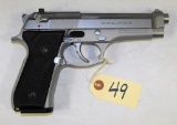 BERETTA 96 40 CAL SINGLE OR DOUBLE ACTION STAINLESS STEEL PISTOL