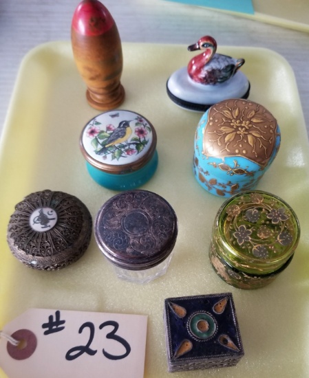 Snuff Boxes & Needle Holder