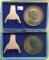 2-1973,1975 GERALD  FORD MEDALLIONS