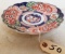 Antique Japanese Imari Scalloped & Fluted Plate