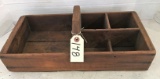 Primitive Wooden Work Tray