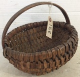 Great Splint Oak Basket with handle