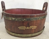 Wooden Wash Tub with Handles