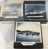 Three (3) Photo Albums of Military Ships, 8