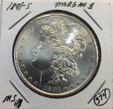1891-S MORGAN DOLLAR