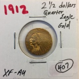 1912 2 1/2 DOLLARS, QUARTER EAGLE