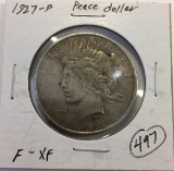 1927D PEACE DOLLAR