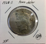 1928-S PEACE DOLLAR.