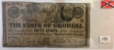 GEORGIA. 50 CENT NOTE