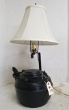Cast Iron Teapot Lamp