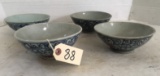Four (4) Chinese Rice Bowls