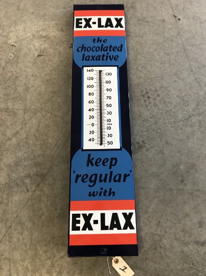 Ex_Lax porcelain thermometer