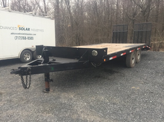 2005 20' Pequea Flatbed Equipment Trailer