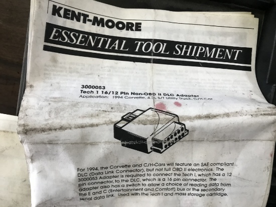 Kent-Moore Self Test Adapters