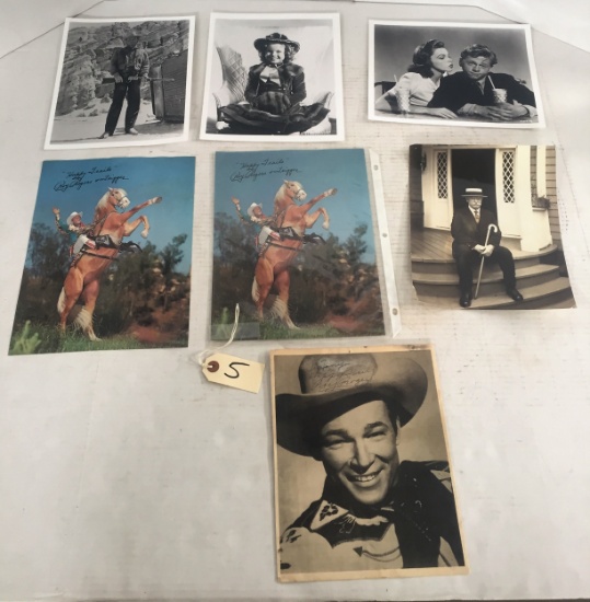 LOT OF 7. ROY ROGERS PICTURES