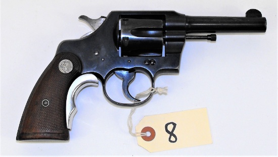 (R) COLT OFFICIAL POLICE 38 CAL 6-SHOT DOUBLE ACTION REVOLVER