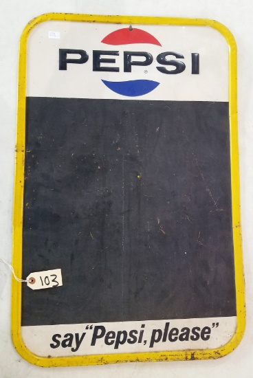 "Pepsi" Menu Board