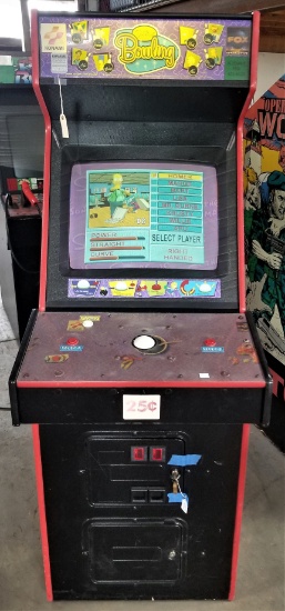 "The Simpsons Bowling" Arcade Machine
