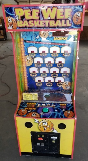 "PeeWee Basketball" Arcade Machine