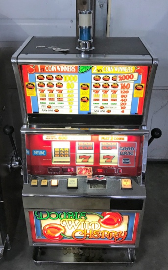 "Double Wild Cherry" Slot Machine
