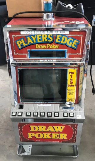"Players Edge Draw Poker" Video Machine