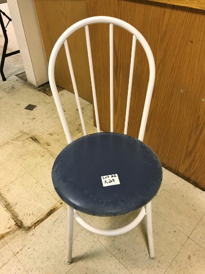White cusion chairs (32 Times your bid)