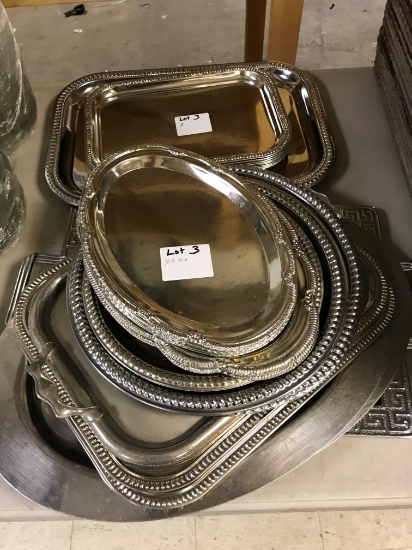 Lot of Approx. 33 Serving platters
