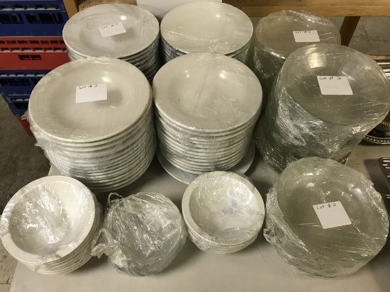 Large lot of dishes