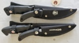 2 SETS OF NORTH AMERICAN HUNTING CLUB FIXED BLADE