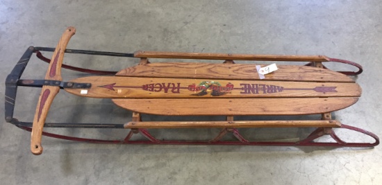 Antique Flexible Flyer Airline Racer Snow Sled