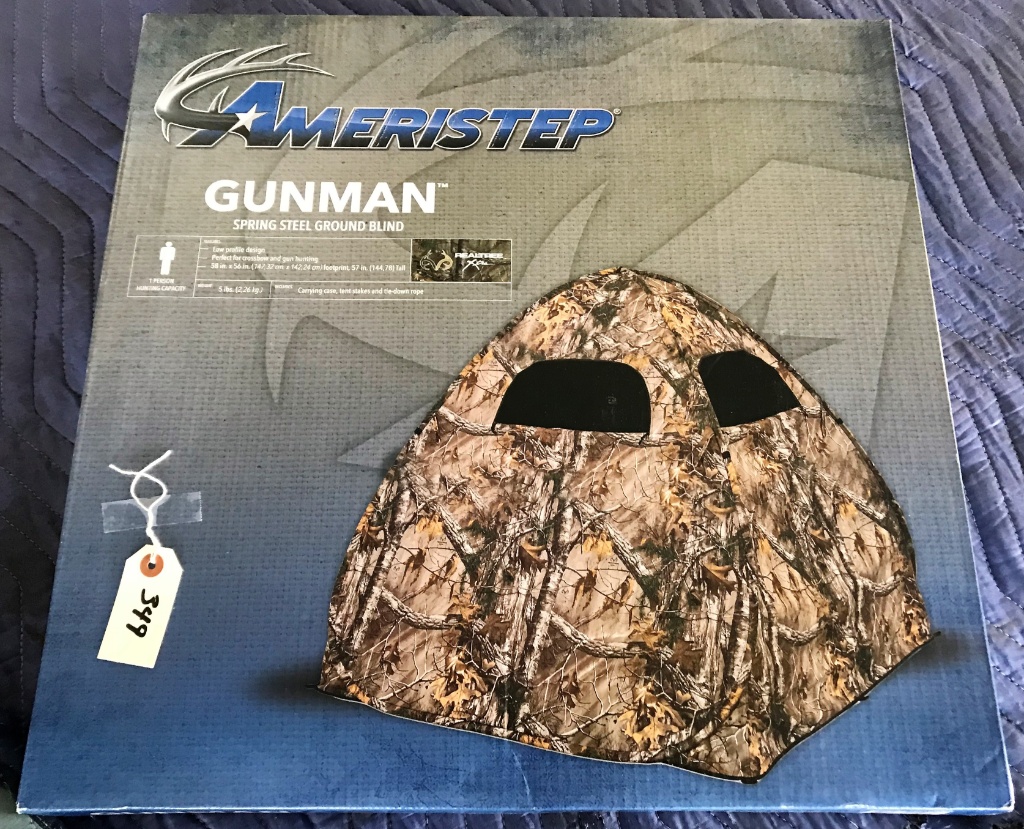 Ameristep 1RX1S069FR Gunman Spring Steel Ground Blind for sale online 