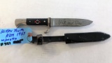 GERMAN WWII HITLER YOUTH KNIFE WITH SHEATH