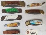 ASSORTED POCKET/FOLDING KNIVES