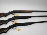 (CR) Three (3) Single Shot Shotguns