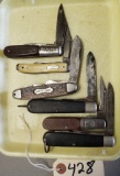Variety of Pocket Knives