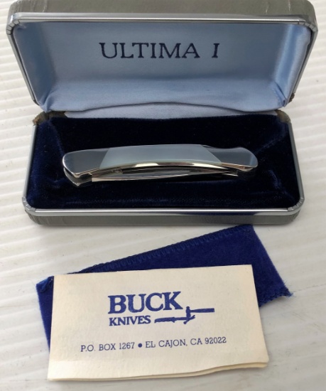 Ultima 1 Buck Knife with Pearl Handle