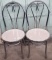 Chrome Type Ice Cream Parlor Chairs