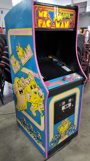 "Super Ms. Pac-Man" Cabinet Multicade with 60-Game