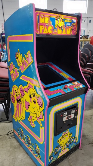 "Ms. Pac-Man" Cabinet Multicade with 60-Games