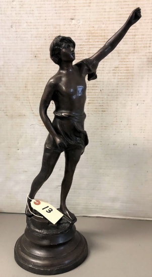 Vintage Metal Statue