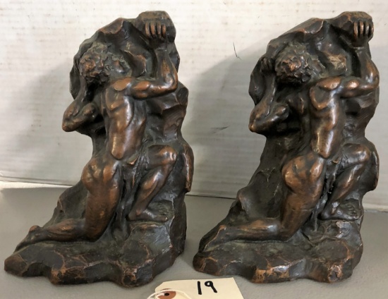 Matching Statue Bookends