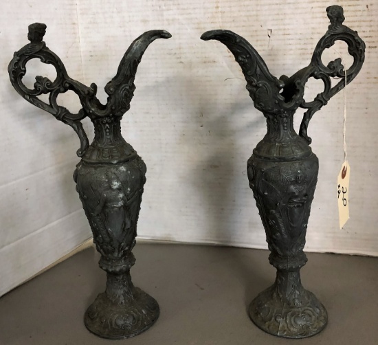 Pair of Roman Style Water Pitchers